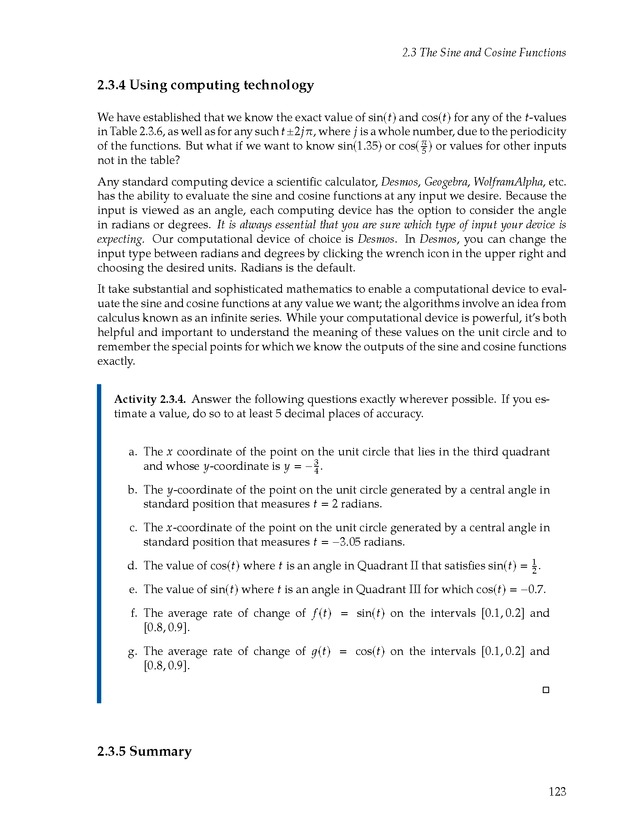 Active Preparation for Calculus - Page 123